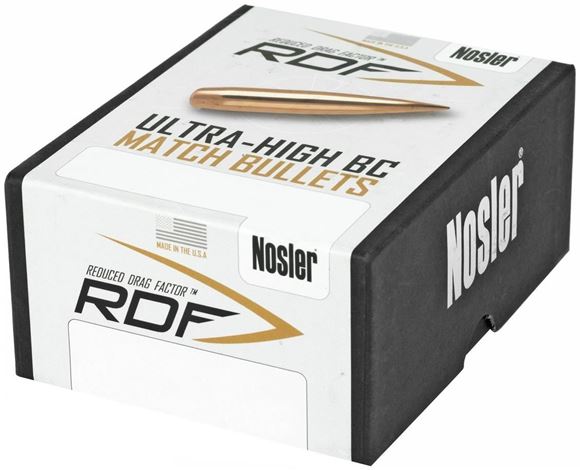 Picture of Nosler Bullets, Reduced Drag Factor (RDF) - 6.5mm, 140gr, HPBT, 100ct
