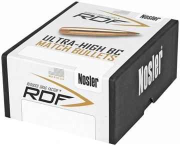 Picture of Nosler 53066 RDF Reduced Drag Factor Rifle Bullets, 22 Cal, 70 Gr HPBT, 100 Ct
