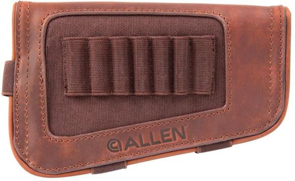 Picture of Allen Leather Buttstock Shell Holders -  Fits Rifles, 7 Cartridges