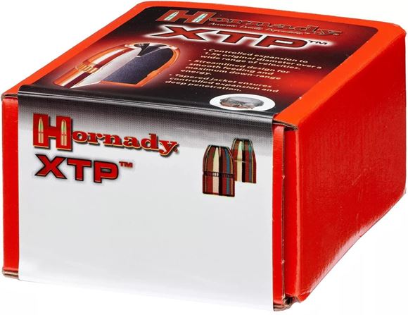 Picture of Hornady Handgun Bullets, XTP (eXtreme Terminal Performance) - 38 Caliber (.357"), 125Gr, HP XTP, 100ct Box