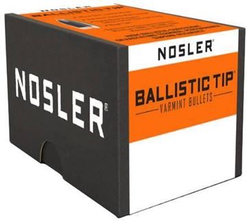 Picture of Nosler 52111 Rifle Bullets 20Cal 40Gr Ballistic Tip SP/Maroon Tip 100Pk