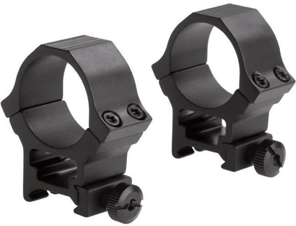 Picture of Sun Optics USA Mounting Systems - Sport Rings, 30mm, High, Matte Black, Standard Dovetail (Weaver)