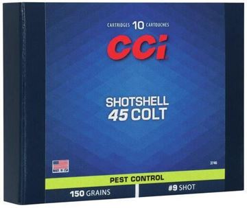 Picture of CCI Speciality Handgun Ammo - 45 Colt Shotshell, 150gr, #9, 10rds Box