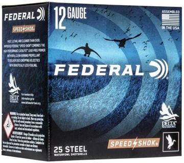 Picture of Federal WF142-2 Speed Shok Waterfowl Shotshell 12 GA 3" 1 1/4oz 2 25 Rnd per Box