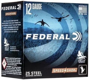 Picture of Federal WF145-6 Speed Shok Waterfowl Shotshell 12 GA 2 3/4" 1 1/8oz 6 25 Rnd per Box