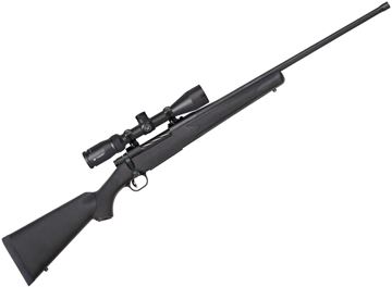 Picture of Mossberg 28125 Patriot Bolt Action Rifle, 7MM Rem Mag, 24" Threaded Bbl, Synthetic Stock, Vortex Crossfire, 3-9x40 Scope, 3+1 Rnd