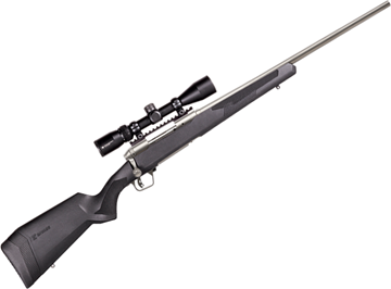 Picture of Savage 57355 110 Apex Storm XP Bolt Action Rifle 338 Win Mag, 24" Bbl Ss, Blk Syn Lop Stock, 3 Rnd Dm, Vortex Crossfire II 3-9X40