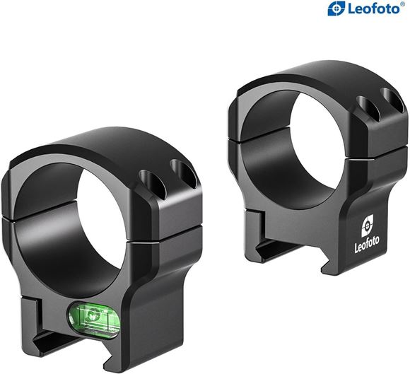 Picture of Leofoto Scope Rings SR-3024 - 30mm, 34mm High, w/ Bubble Level