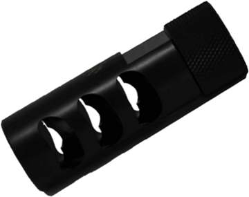 Picture of Kelbly's KLAW Muzzle Brake - .750", 6.5mm, 1/2-28 TPI, Black Nitride Finish