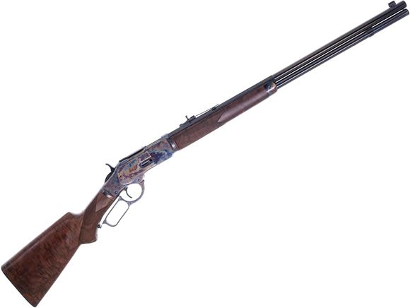 Picture of Used Winchester Model 1873 Deluxe Sporter Lever-Action 45 Colt, 24" Half-Octagon Barrel, Case Hardened Receiver, Checkered Pistol Grip Walnut Stock, 2023 Mfg., Excellent Condition