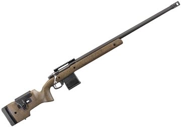 Picture of Ruger 57123 Hawkeye Long Range Target Bolt Action Rifle, 308 Win 26" Bbl, Black, Speckled Brown Stock, 10+1 Rnd