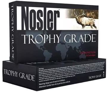 Picture of Nosler Trophy Grade Rifle Ammo - 6.5 PRC, 140gr, AccuBond, 20rds Box