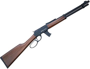 Picture of Derya TM-22 Lever Action Rifle - 22LR, 18", Black Cerakote Reciver, Picatinny Top Rail, Walnut Stock, Threaded 1/2x28 TPI, Adjustable Sights, 2x10rds Mags