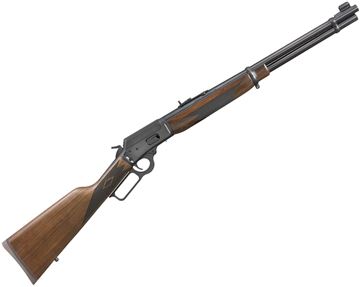Picture of Marlin Model 1894 Classic Lever Action Rifle - 44 Mag/ 44 Special, 20.25", Cold Hammer-Forged Barrel, Satin Blued, American Black Walnut Straight Grip Stock, Brass Bead With Hood Front Sight Semi-Buckhorn Rear Sight, 10rds