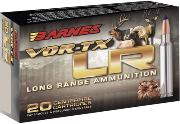 Picture of Barnes VOR-TX Long Range Rifle Ammunition - 6.5 prc, 127gr, LRX BT, 20rds Box