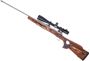 Picture of Used Savage 111 Thumbhole Stainless Bolt Action Rifle, 300 Win Mag, 24'' Barrel w/Muzzle Brake, Brown Laminate Thumbhole Stock, Timney Trigger, Vortex Viper 6-24x50, 2x Darkeagle Magazines, Good Condition