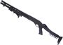 Picture of Used Remington 870 Pump Action Shotgun, 12ga, 18.5'', 3" Chamber, Bead Sight, Parkerized Finish, Extended Mag Tube, Red Anodized Mag Follower, Magpul Forend w/Angled Foregrip, Polymer Top Folding Stock, Very Good Condition
