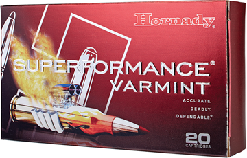 Picture of Hornady Superformance Varmint Rifle Ammo - 243 Win, 58Gr, V-Max, 3925 fps, 20rds Box