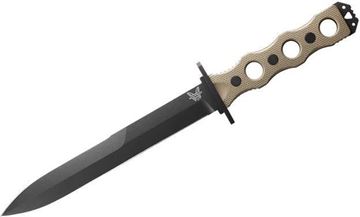Picture of Benchmade Knife Company - SOCP Fixed Blade Dagger, 7.111" Blade, Double-Edged, CPM-3V (60-62HRC), FDE