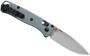 Picture of Benchmade Knife Company, Knives - Mini Bugout, AXIS Mechanism, 2.82" S30V Blade, Sage Green Grivory Handle, Mini Deep Carry Reversable Clip, Drop-Point, Plain Edge, Lanyard Hole, Weight: 1.5oz (42.52g)