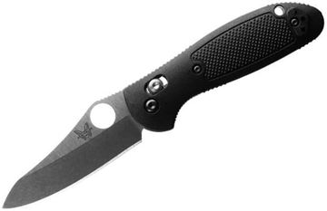 Picture of Benchmade Knife Company, Knives - Mini-Griptilian, AXIS Mechanism, 2.91" Blade, S30V, Sheepsfoot Blade Shape, G10 (Gray), Deep Carry Reversable Clip, Plain Edge, Lanyard Hole.