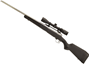 Picture of Savage Arms Model 110 Apex Storm XP Bolt Action Rifle - 7mm PRC, 22", Matte Stainless, Black Synthetic Stock, Adjustable LOP, 2rds, With Vortex Crossfire II 3-9x40mm Scope, AccuTrigger