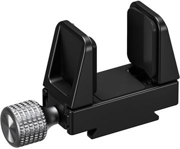 Picture of Leofoto GMC-01 Clamp - Arca-Style Dovetail, 1/4" Threaded Tripod Mount Hole, Clamping Range: 1.2-2.8" 30-70mm, Padded Clamp Surfaces