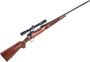 Picture of Used Winchester Model 70 Featherweight Push Feed Bolt-Action Rifle, 30-06, 22" Barrel, Gloss Blued, Walnut Stock, Redfield 4X Scope, 1980 Manufacture, Fair Condition