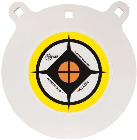 Picture of Allen Shooting Accessories - EZ Aim 10" x 1/2" AR500 Steel Gong Shooting Target, White