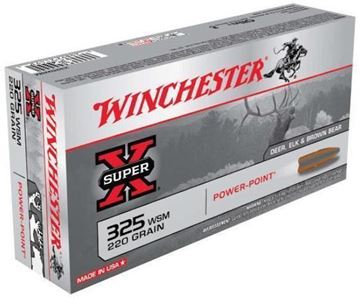 Picture of Winchester Super X Rifle Ammo - 325 WSM, 220Gr, Power-Point, 20rds Box