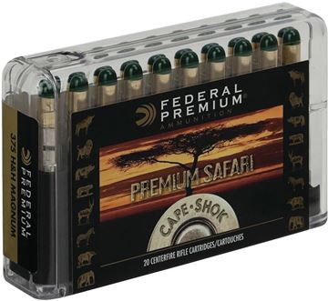 Picture of Federal Premium Safari Rifle Ammo - 375 H&H, 300Gr, Woodleigh Hydro Solid , 20rds Box.