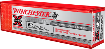 Picture of Winchester X22LRSS1 Super-X Rimfire Ammo 22 LR, RN, 40 Grains, 1300 fps 100 Rounds, Boxed