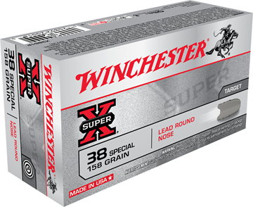 Picture of Winchester X38S1P Super-X Pistol 38 Special 158Gr 50Rnd LRN