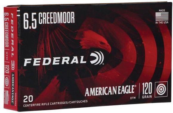 Picture of Federal American Eagle Rifle Ammo - 6.5 Creedmoor, 120gr, OTM, 200rds Case