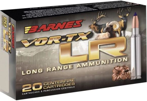 Picture of Barnes VOR-TX Long Range Rifle Ammunition - 300 Win Mag, 190Gr, LRX BT, 20rds Box
