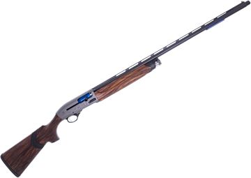 Picture of Beretta A400 Xcel Sporting Semi-Auto Shotgun - 12Ga, 3", 32", Cold Hammer Forged, Vented Rib, Blued, Grey Alloy Receiver & Balance Cap, Blue Bolt, Extended Controls, X-Tra Grain Oil Finished Walnut Checkered Stock w/Kick-Off, 3rds, OCHP