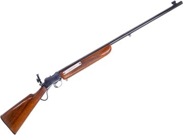 Picture of Used BSA Model 12 Martini Single-Shot Rifle, 22LR, 29" Heavy Barrel, Blued, Walnut Straight Stock, Target Sights, Parker Hale Round Holder, Good Condition