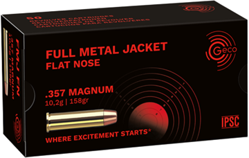 Picture of Geco Handgun Ammo - 357 Mag, 158gr, FMJ, 50rds box