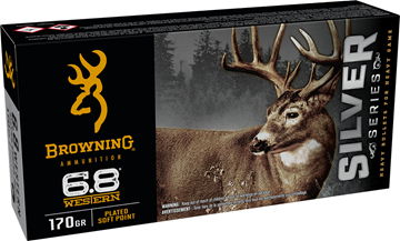 Picture of Browning Silver Series Rifle Ammo - 6.8 Western, 170Gr, Plated Soft Point, 20rds Box