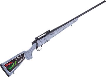 Picture of Howa 1500 Superlite Action Bolt Action Rifle - 6.5 Creedmoor, 20", Blued Threaded 1/2-28 Barrel, Stocky's CF Stock Gray With Black Webbing, Limbsaver, 1 Piece Picatinny Rail, 3rds Flush Detachable Mag, 4 lbs 7oz.