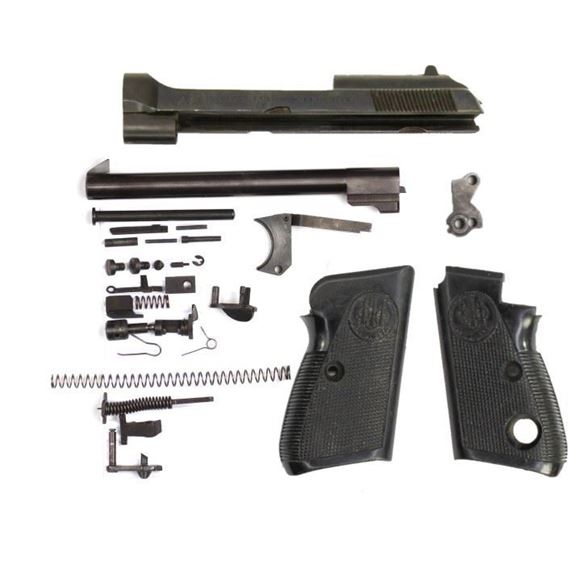 Picture of Beretta 71 Semi-Auto Pistol Complete Parts Kit - Includes Complete Slide Assembly w/ 6" Barrel, Complete Lower Parts Kit & Grips, No Mag, *Does Not Include Frame - Not a Restricted Firearm