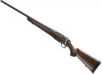 Picture of Tikka T3X Hunter LH Bolt Action Rifle - 7mm Rem Mag, 24", Blued, Left Hand, Matte Oiled Walnut Stock, Left Handed, 3rds, No Sights