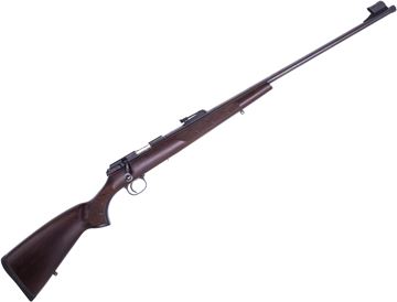 Picture of Used CZ 457 Lux Bolt-Action 22 LR, 25" Barrel, Threaded, With Adjustable Tangent Sights, Bavarian Style Stock, 3 Mags, Excellent Condition