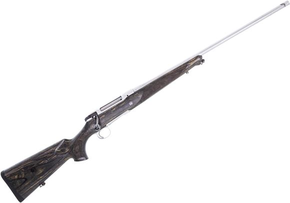 Picture of Used Sauer 101 Bolt-Action 300 Win Mag, 24" Threaded Barrel, Stainless, Laminate Stock w/ Adjustable Comb, Stock Cracked at Tang (Repaired), One Mag, Fair Condition
