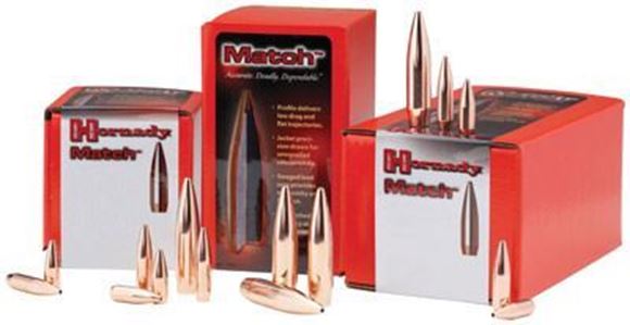 Picture of Hornady Rifle Bullets, BTHP Match - 416 Caliber (.416"), 450Gr, BTHP Match, 50ct Box