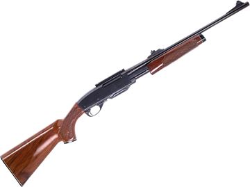 Picture of Used Remington 760 Gamemaster Carbine Pump-Action Rifle, 30-06 Sprg, 18.5" Barrel, Walnut Stock, Iron Sights, Weaver Rail, 1 Magazine, Very Good Condition