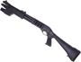 Picture of Used Remington 870 Police Pump-Action Shotgun, 12Ga, 3", 14" Mod Barrel, Choate Pistol Grip Stock, Surefire DSF-870 Flashlight Forend, Side Saddle Shell Holder, Trijicon Night Sights, Very Good Condition
