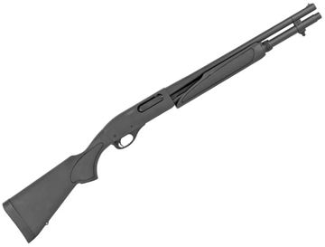 Picture of Remington Model 870 Synthetic Tactical Pump Action Shotgun - 20Ga, 3", 18", Matte Black, Matte Black Synthetic Stock, 6rds, Single Bead Sight, Fixed Cylinder