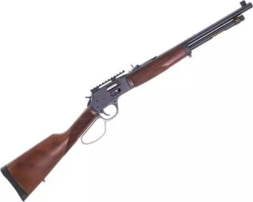 Picture of Used Henry Big Boy Steel Lever-Action Rifle, 45 LC, 16.5" Barrel, Walnut Stock, Large Loop, With Scope Mount, Buckhorn Sights, Very Good Condition