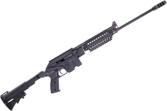 Picture of Used Kel-Tec Su-16F Semi-Auto Rifle, 223/5.56, 18.6" Barrel, Collapsing Stock, With MDT Muzzlebrake, One Mag, No Rear Sight, Very Good Condition